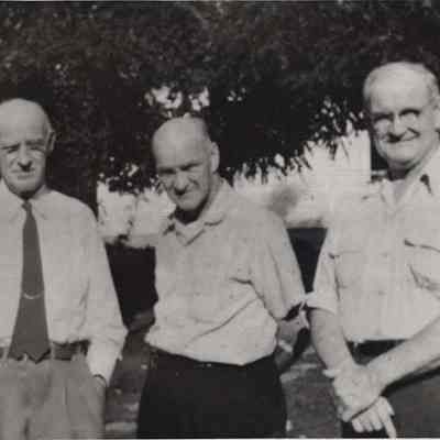 James W. Jean and Two Unidentified Men