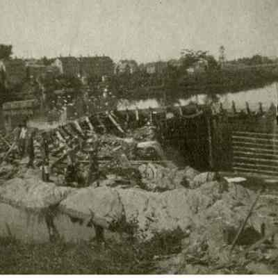 Dam Construction Debris