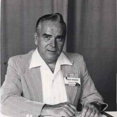 A photo view of Dr. Robert R. Monahan veterinarian. 7/28/1978.