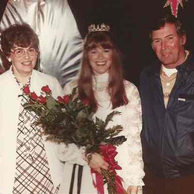 A color photograph of 1984-85 Brunswick Teen Queen Kelley Donovan.