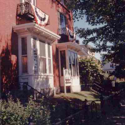 A photo of the house at 159 Park Row.