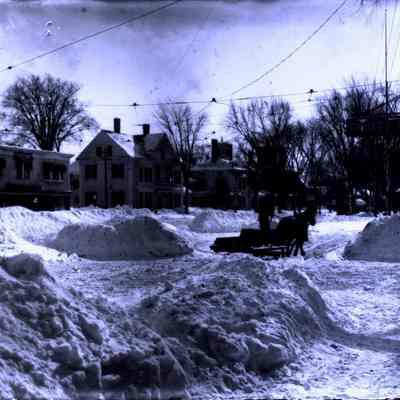 Maine Street, Brunswick, near Pleasant Street , looking south.