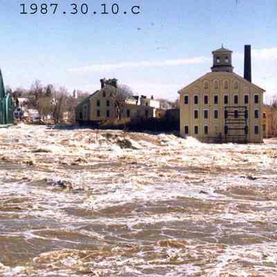 Flooded Androscoggin River