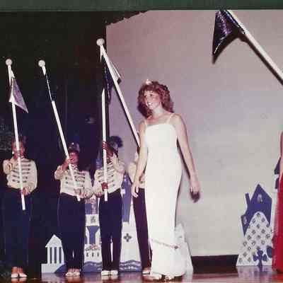 A color photograph of Miss Brunswick Teen Queen of 1982 Kathy Walters.