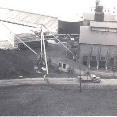 A photo view of the Pejepscot Mill.