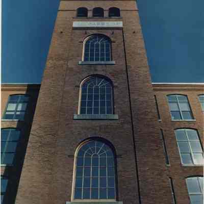 A photo view of Cabot Mill. 1/24/1989.