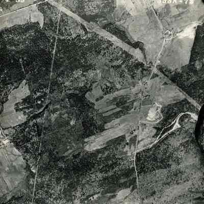 An aerial photo of River Road. 5/4/1953