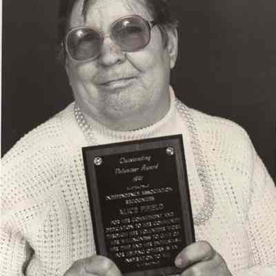 A photo view of Alice Fifield.