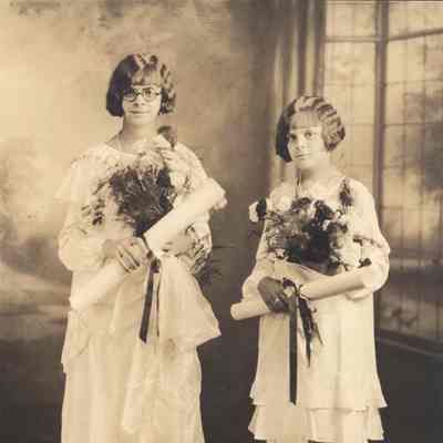A photo of Leona and Evelyn St. Pierre.