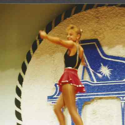Corrie Pottle dancing/twirling