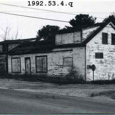 A photo of the house at the corner of Harpswell and Bickford. 1982