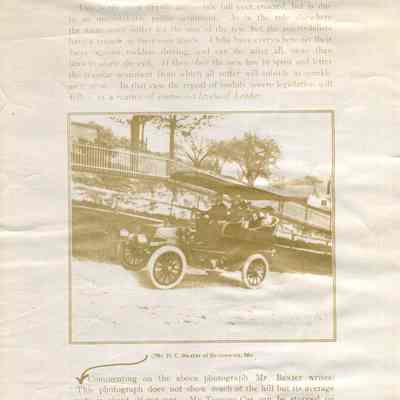 H.C. Baxter's automobile