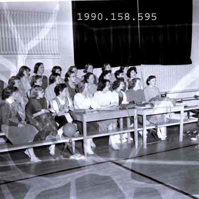 Physical education class.