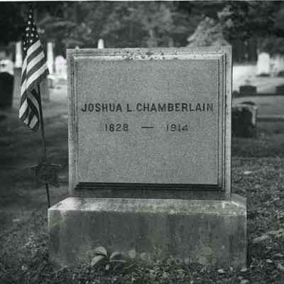 J. L. Chamberlain's tombstone