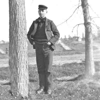 Unknown Man Standing Outside