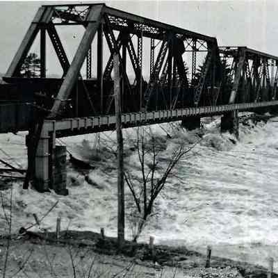 Black Bridge during the 1936 Flood