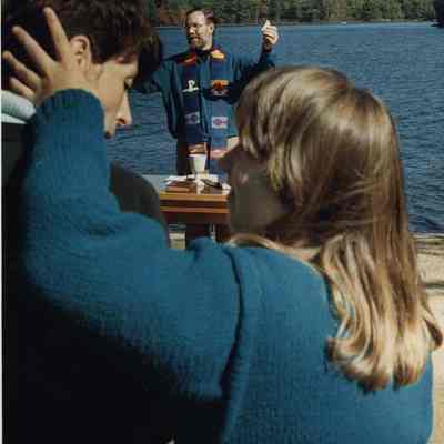 A photo view of an unknown young couple. 10/6/1989.