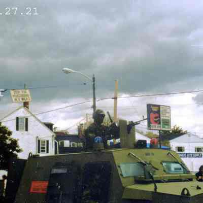 Military Vehicle in Parade