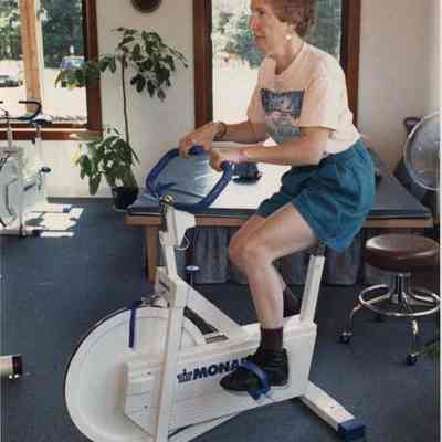 A photo view of Susan Harkins. 8/14/1991.