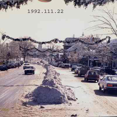 A photo view of Maine Street, Brunswick.