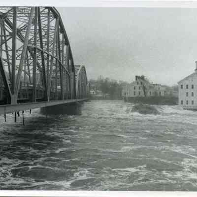1987 Androscoggin River Flood Pejepscot Paper Co. Bowdoin Mill
