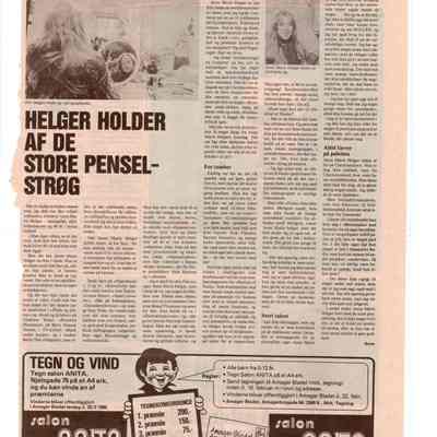 Helger Holder af de store pensel-strøg