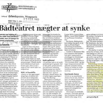 Bådteatret nægter at synke