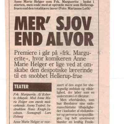 Mer' sjov end alvor