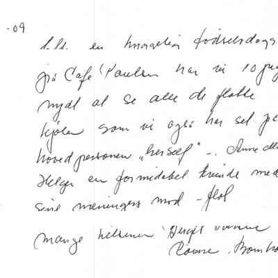 Mangler: Efter en hyggelig ...