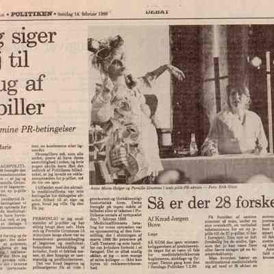 Jeg siger nej til brug af p-piller