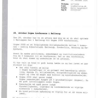 Dogme konference i Ballerup