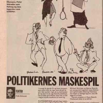 Politikernes maskespil