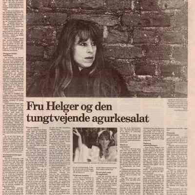 Fru Helger og den tungtvejende agurkesalat