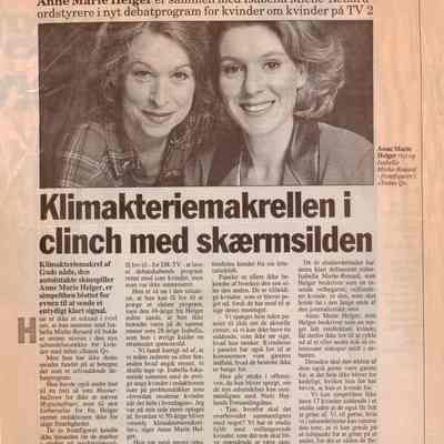 Klimakteriemakrellen i clinch med skærmsilden