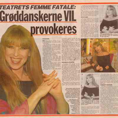 Teaterets Femme Fatale: Grøddanskerne VIL provokeres