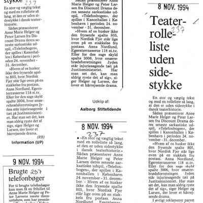 Discount-drama Telefonbogen