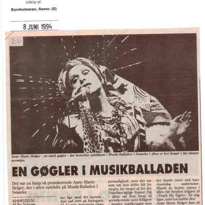 En gøgler i musikballaden