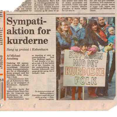 Sympati-aktion for kurderne