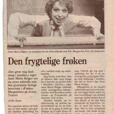 Den frygtelige frøken