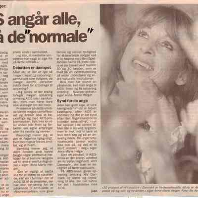 AIDS angår alle også de "normale"