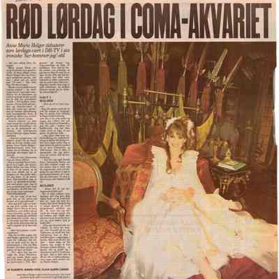 Rød lørdag i coma-akvariet