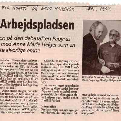 Papyrus møde på Novo Nordisk