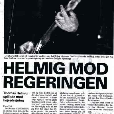 Helmig mod regeringen