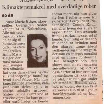 Klimakteriemakrel med overdådige rober