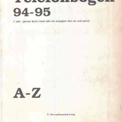 Discountdrama Telefonbogen