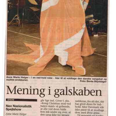 Mening med galskaben