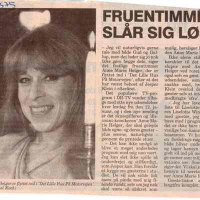 Fruentimmer slår sig løs