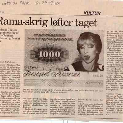 Rama-skrig løfter taget