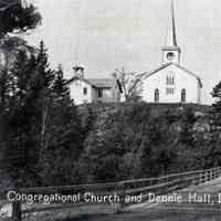 Congregational Church and Dennie [sic] Hall