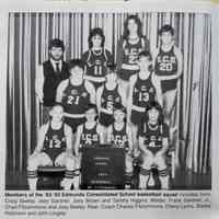          Edmunds Jet's Basketball Team 1982-83, with coach Charlie Fitzsimmons; From 